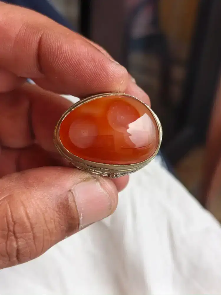 Akik yaman motif angka