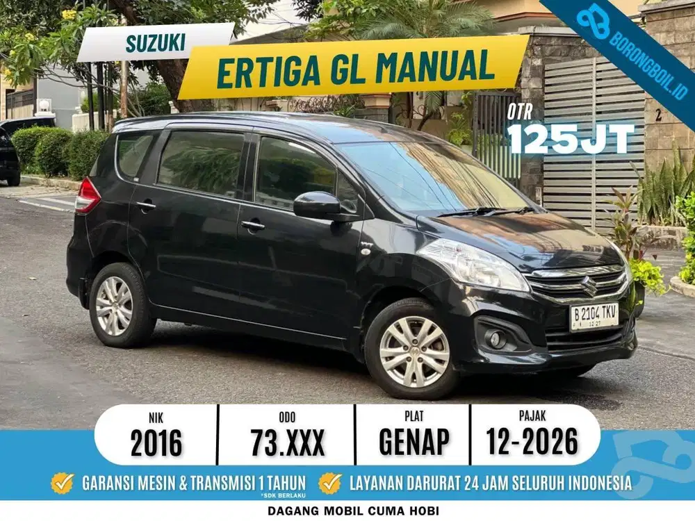 Ertiga Manual Low Km | Suzuki Ertiga GL Manual 2016 Hitam
