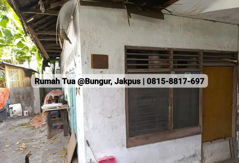 Dibawah NJOP Dijual Tanah Rumah Tua Murah Bungur Kemayoran Kepu Jakpus