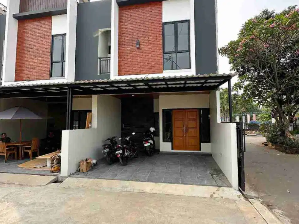 Jual Rumah Baru Di Bambu Apus Jakarta Timur Akses Jalan 2 Mobil, Cluster