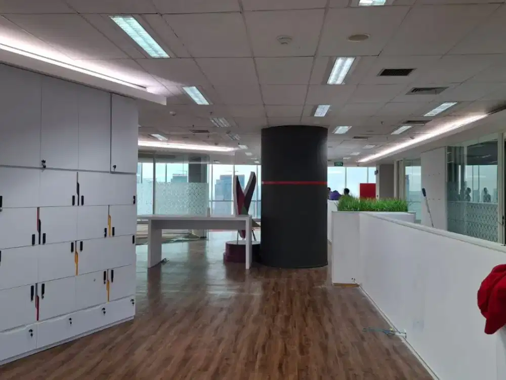 Office Space Axa Tower 1 Lantai Disewakan, Kondisi Unfurnished Bagus