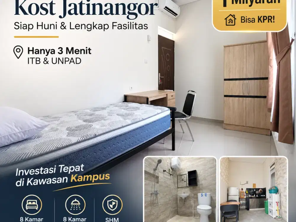 Dijual KosanJatinangor  Siap Operasional, Tinggal Terima Hasil