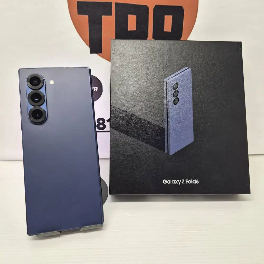 Samsung Galaxy Z FOLD 6 12/256GB NAVY No Minus No Kendala FULLSET