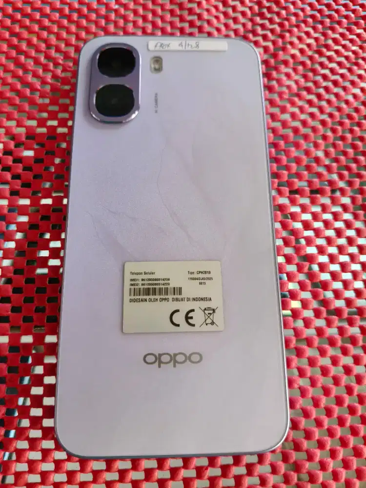 Oppo a6x 4/128 ex garansi resmi no minus lengkap