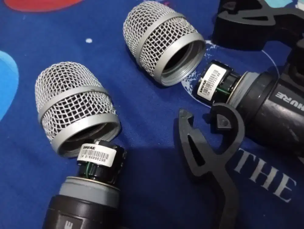 2 Mic tom Shure PG56 Nego