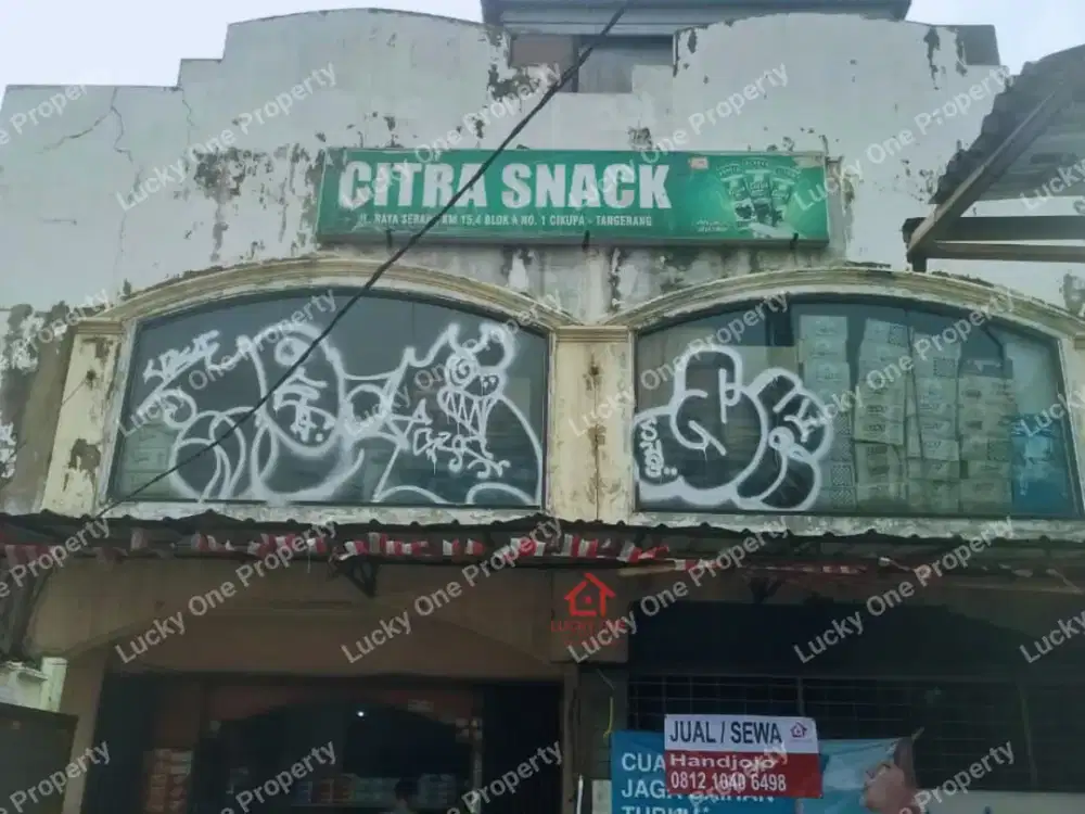 DISEWAKAN RUKO GANDENG 2 LANTAI – JALAN RAYA SERANG, CIKUPA