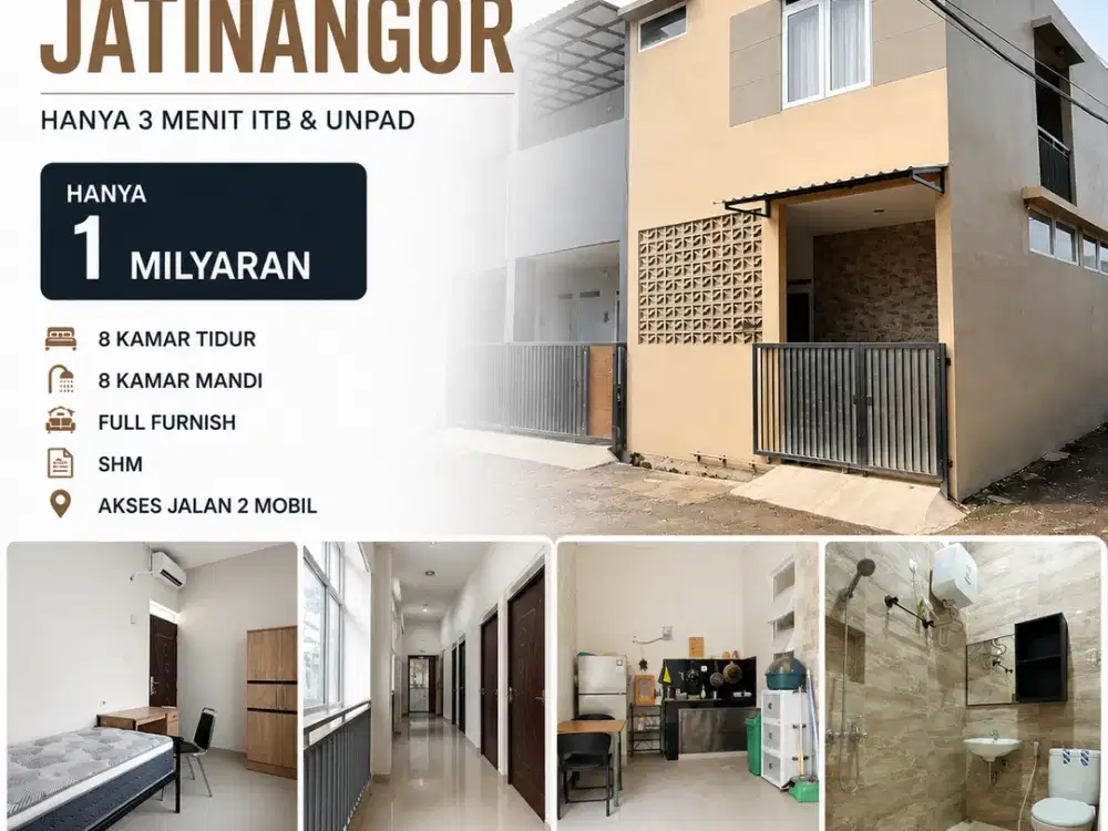 Kosan Exclusive Jatinangor, Bisa Jalan Kaki ke Unpad