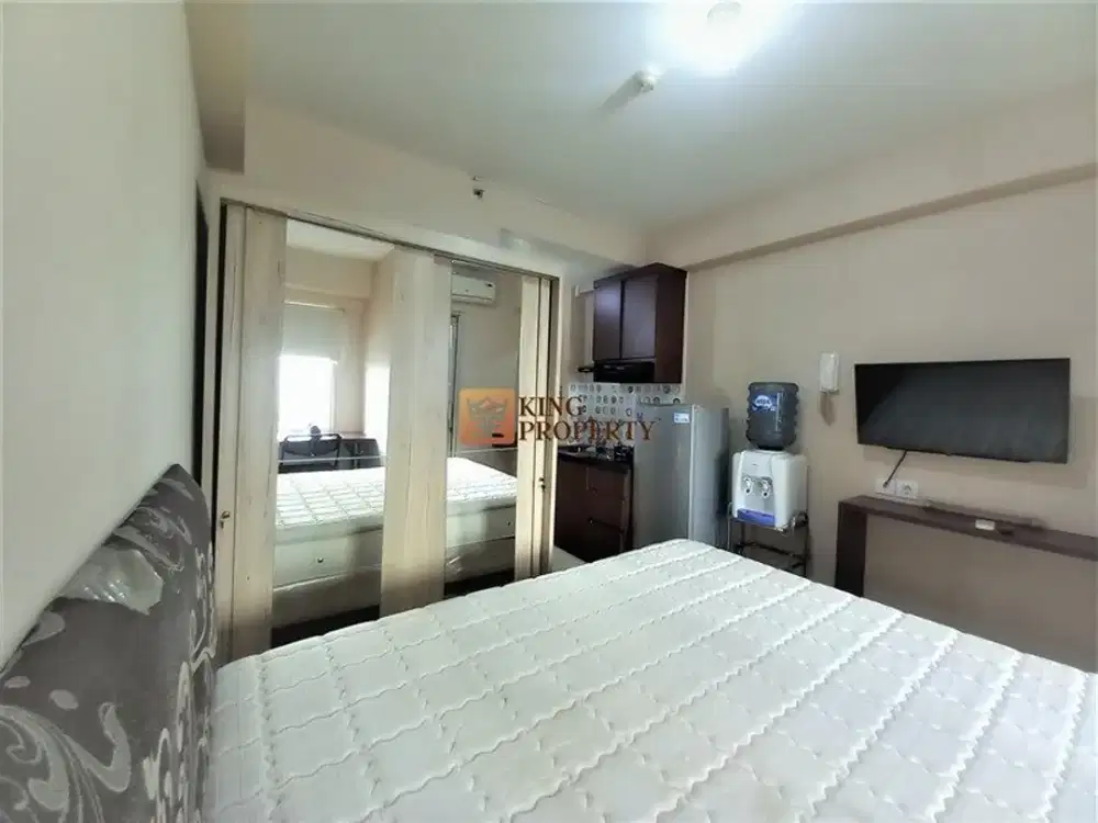 Studio Green Bay Pluit Bayview 21m² Neutral Modern Interior Lantai Rendah Dekat Baywalk Mall & Bandara