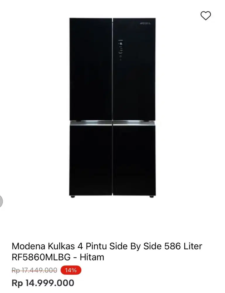 KULKAS MULTIDOOR MODENA 586liter