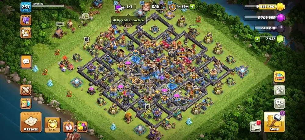 Clash of Clans TH 18 Max