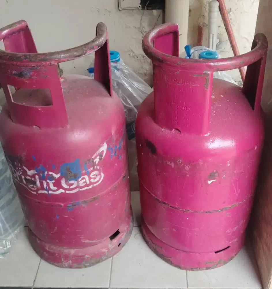 Tabung gas pink 12 kg kosong