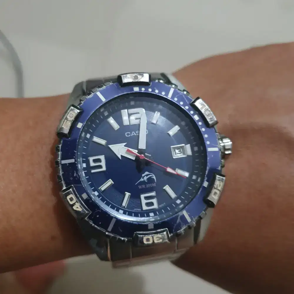 Jam casio diver marlin duro