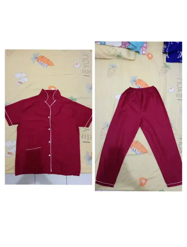 PRELOVED 1 SET BAJU TIDUR (CELANA & BAJU)