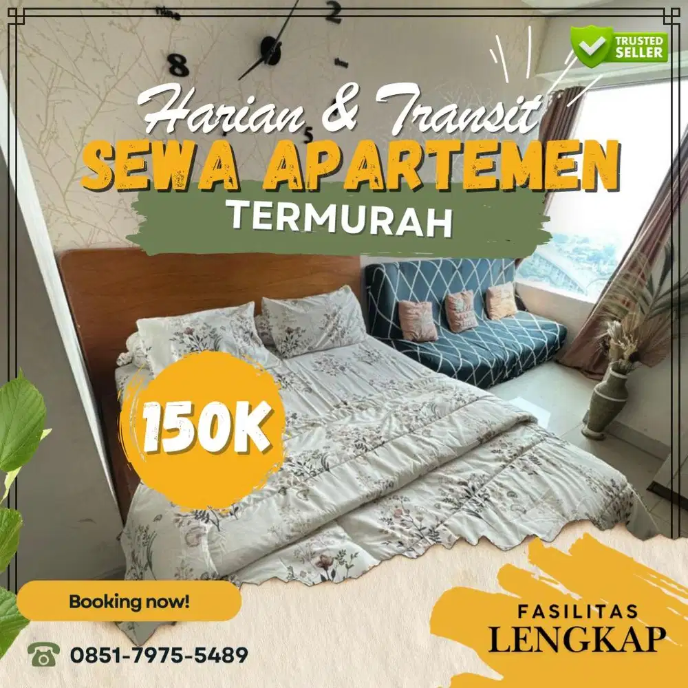 Sewa Apartemen Bekasi Selatan GRAND KAMALA LAGOON Harian/Transit murah