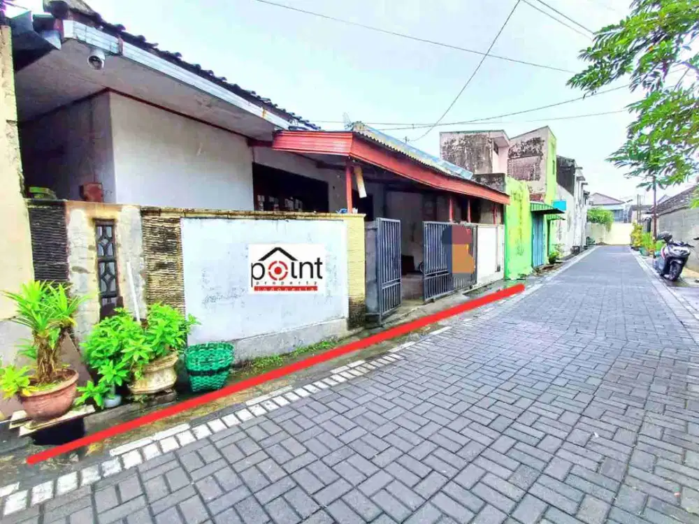 tanah 125 m2 bonus bangunan di sondakan Laweyan solo
