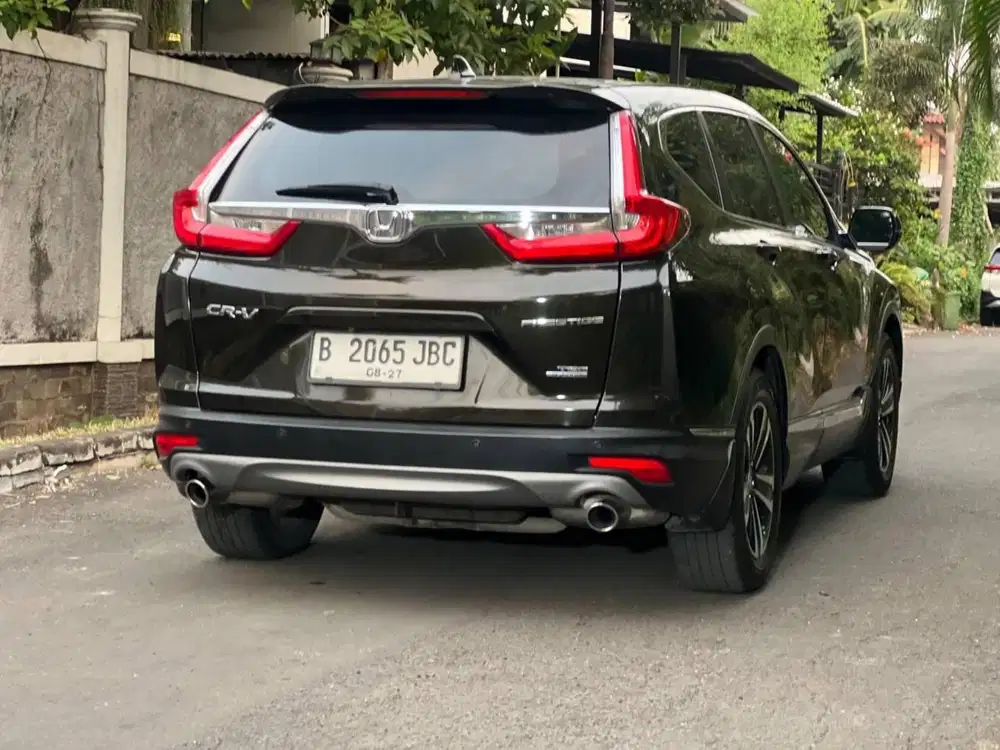 FULL RECORDS HONDA! HONDA CRV 1.5 TURBO PRESTIGE AT 2017 HIJAU OLIVE