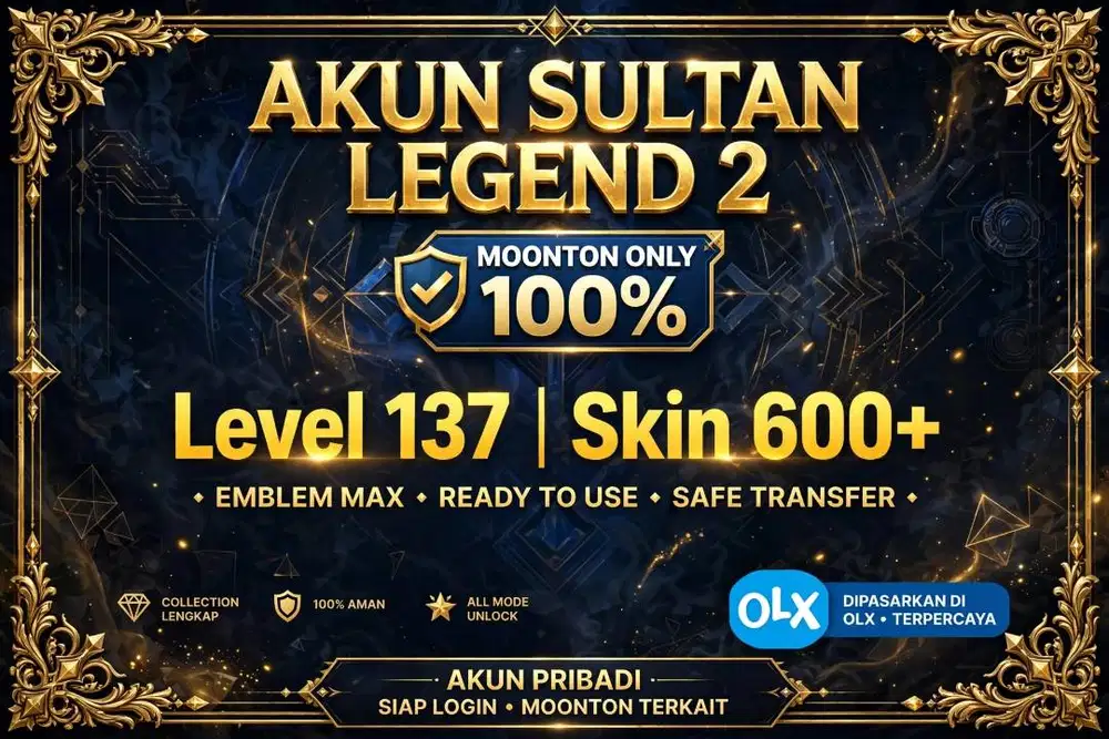 Akun ML Legend 2 Exorcist JJK Moonton Only
