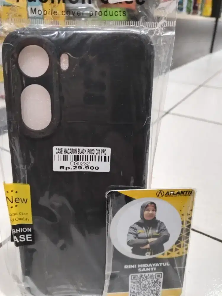 CASE MACARON BLACK POCO C81PRO | ATLANTIS DAHSYAT