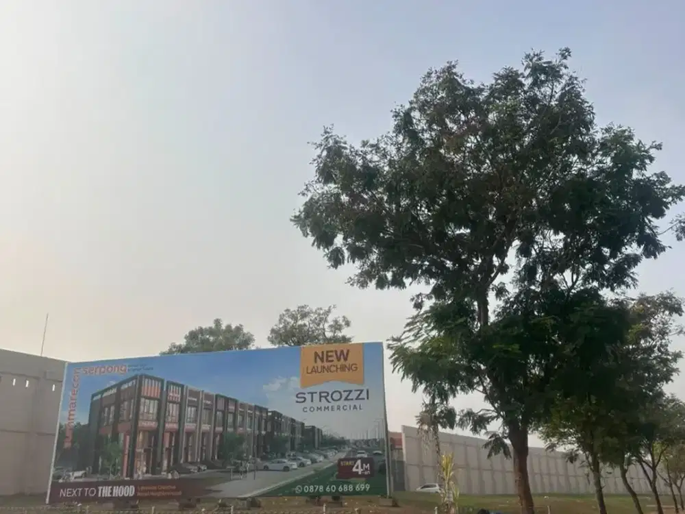 Launching Strozzi Commercial! Unit Terbatas Ruko Premium dengan ROW Jalan 36 Meter