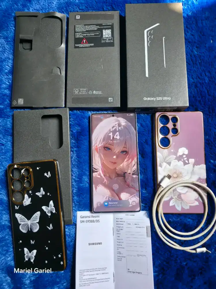 Samsung Galaxy S25 Ultra 12 256gb Garansi SEIN Titanium Silver Blue