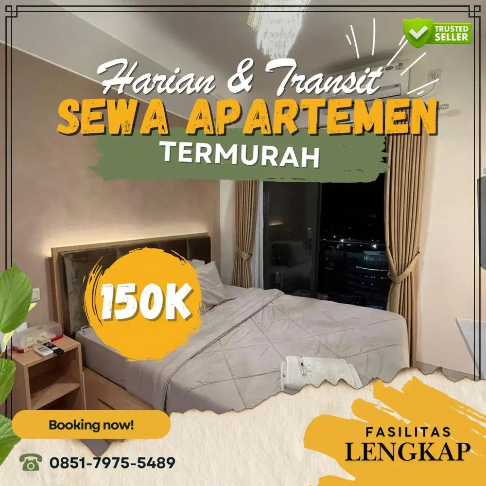 Sewa apartemen Bekasi Timur Transpark Juanda Harian/Transit Termurah
