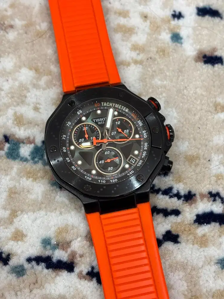 Jam tangan tissot black orange
