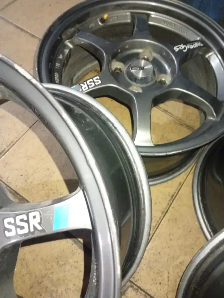 Velg ssr type c ring 15 pcd 4x100 agya brio jazz yaris sigra