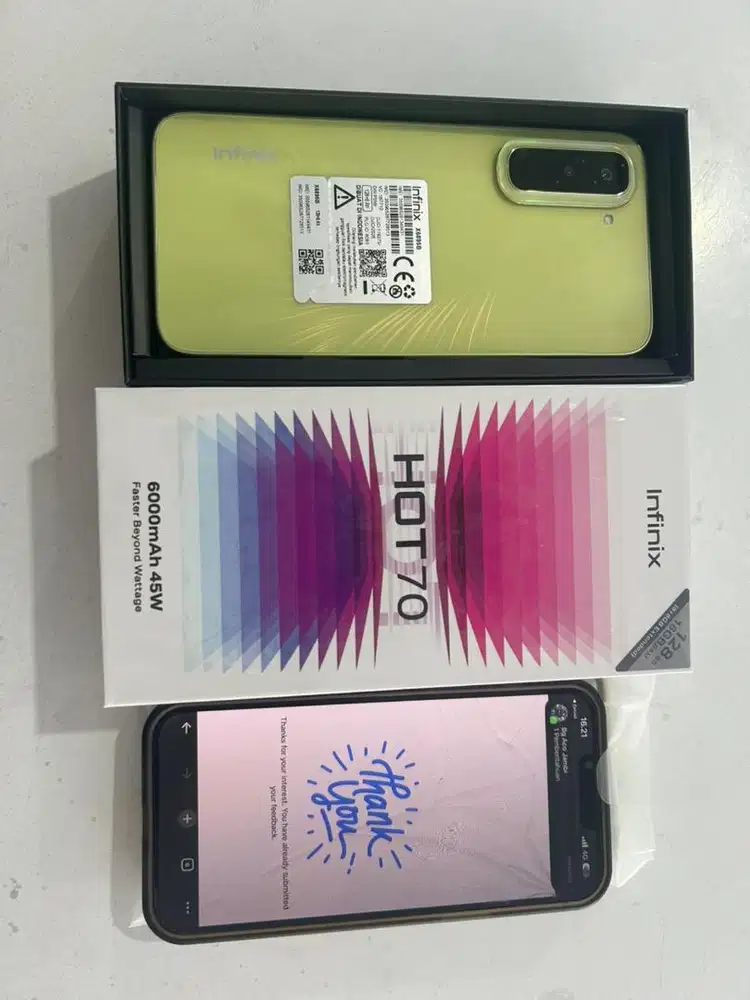 Infinix Hot 70 (8/128) Bisa Kredit syarat Cukup Ktp