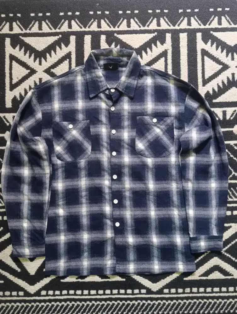 Kemeja flanel trythm club original