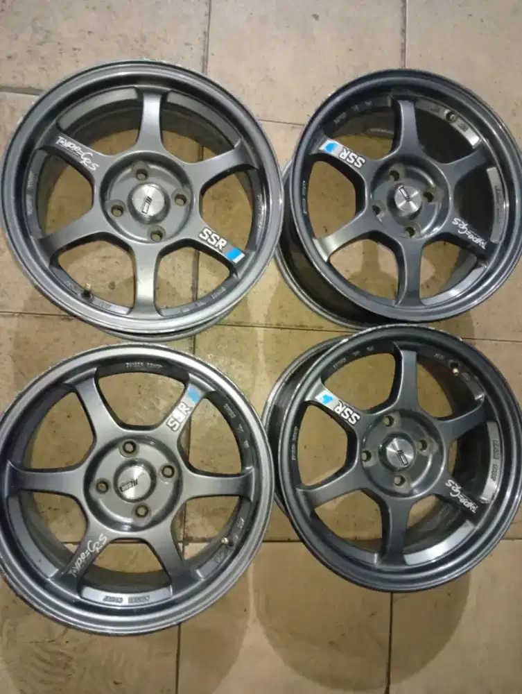 Velg 15 ssr type-c pcd 4x100 great allnew corolla yaris city soluna