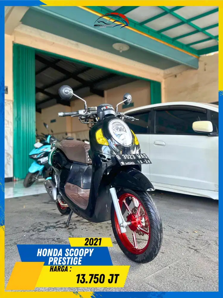 HONDA SCOOPY PRESTIGE 2021 PLAT B GASS BOSS HIKMAH MOTOR KEPUH MALANG