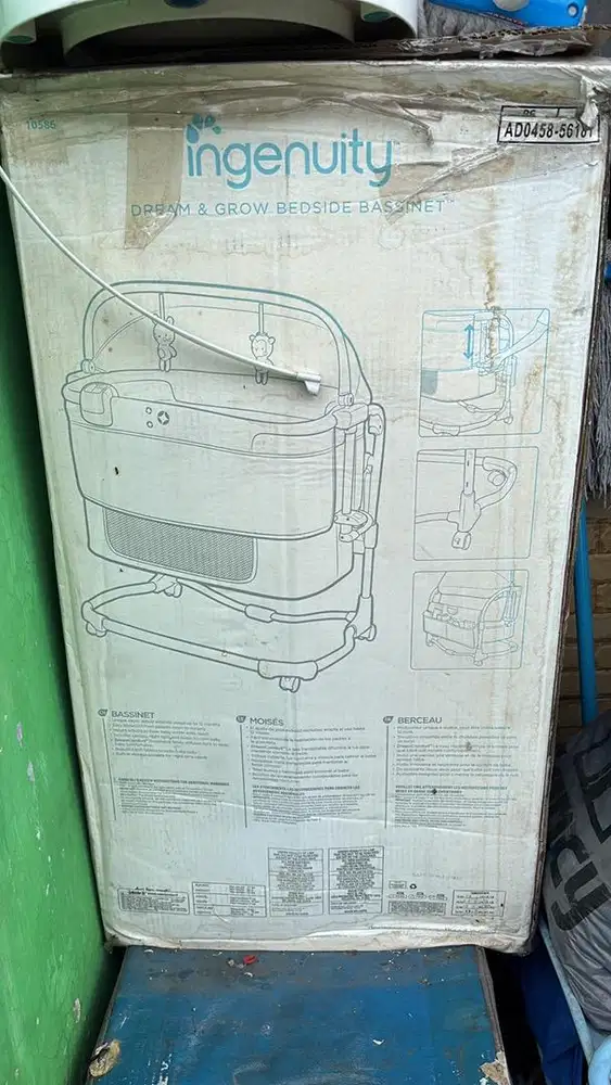 Ingenuity Dream & Grow Bedside Bassinet - Lengkap - Kondisi Bagus