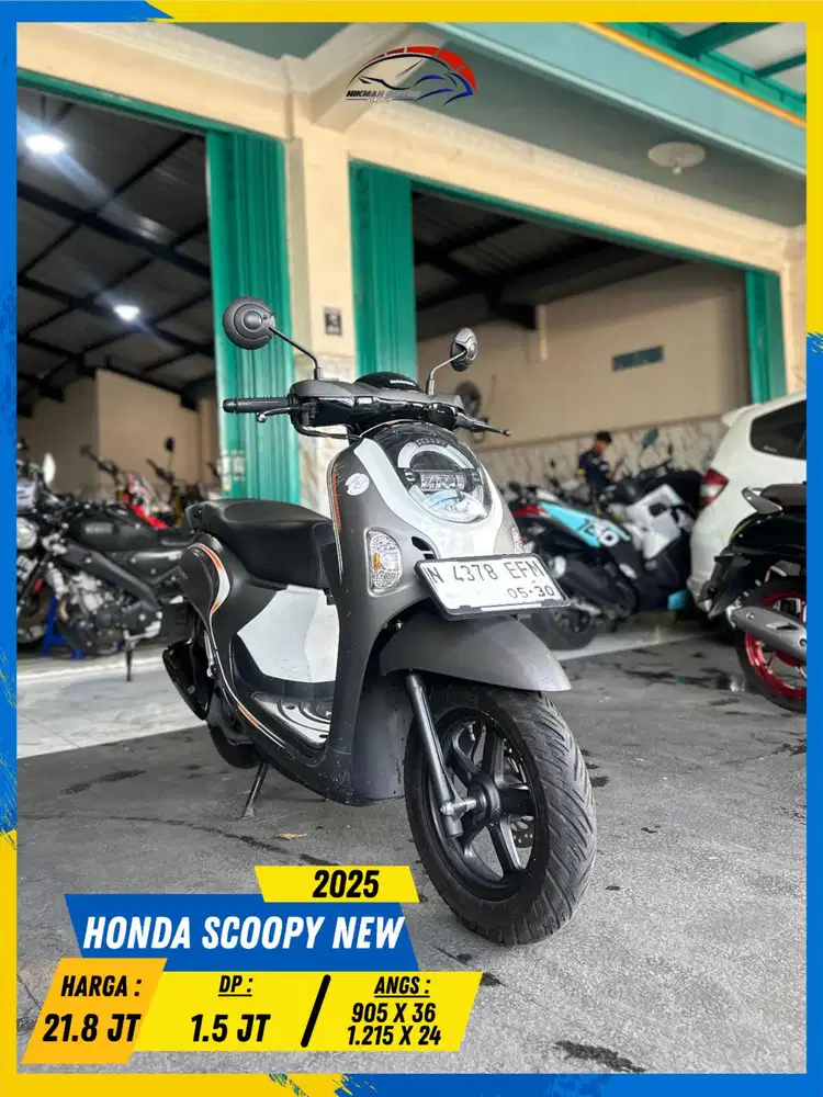 HONDA SCOOPY NEW 2025 LIKE NEW BOSSKU HIKMAH MOTOR KEPUH MALANG