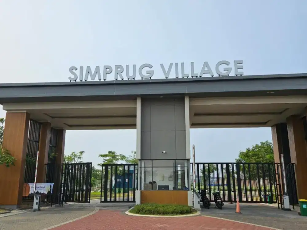 Kavling Simprug Village PIK 2 uk 12x30 Hadap Selatan