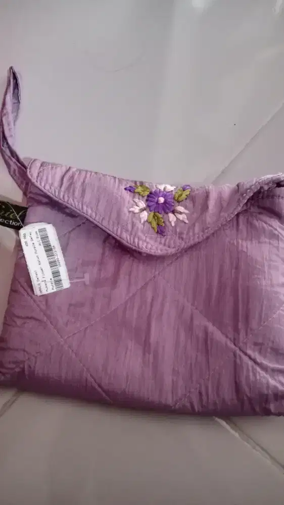 MUKENA Traveling warna ungu bisa untuk remaja/dewasa