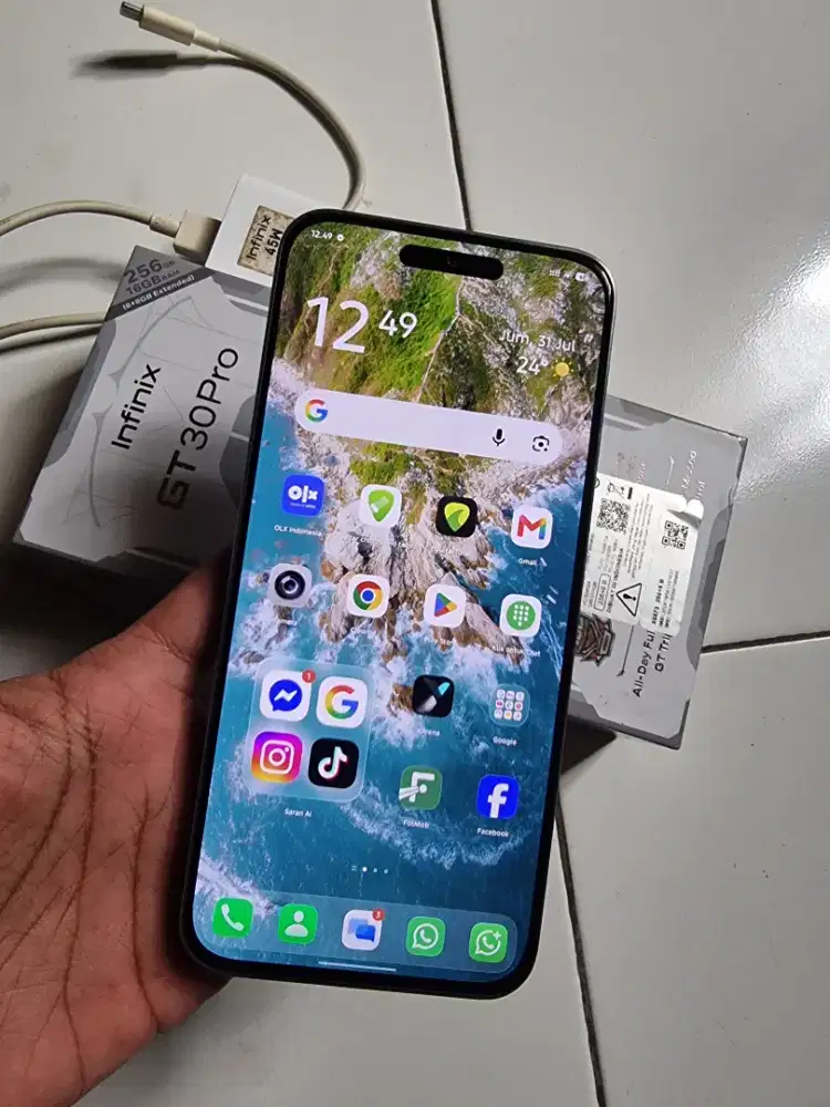 Infinix GT 30 Pro Fullset Mulus Garansi tt/bt nyari kembalian masuk