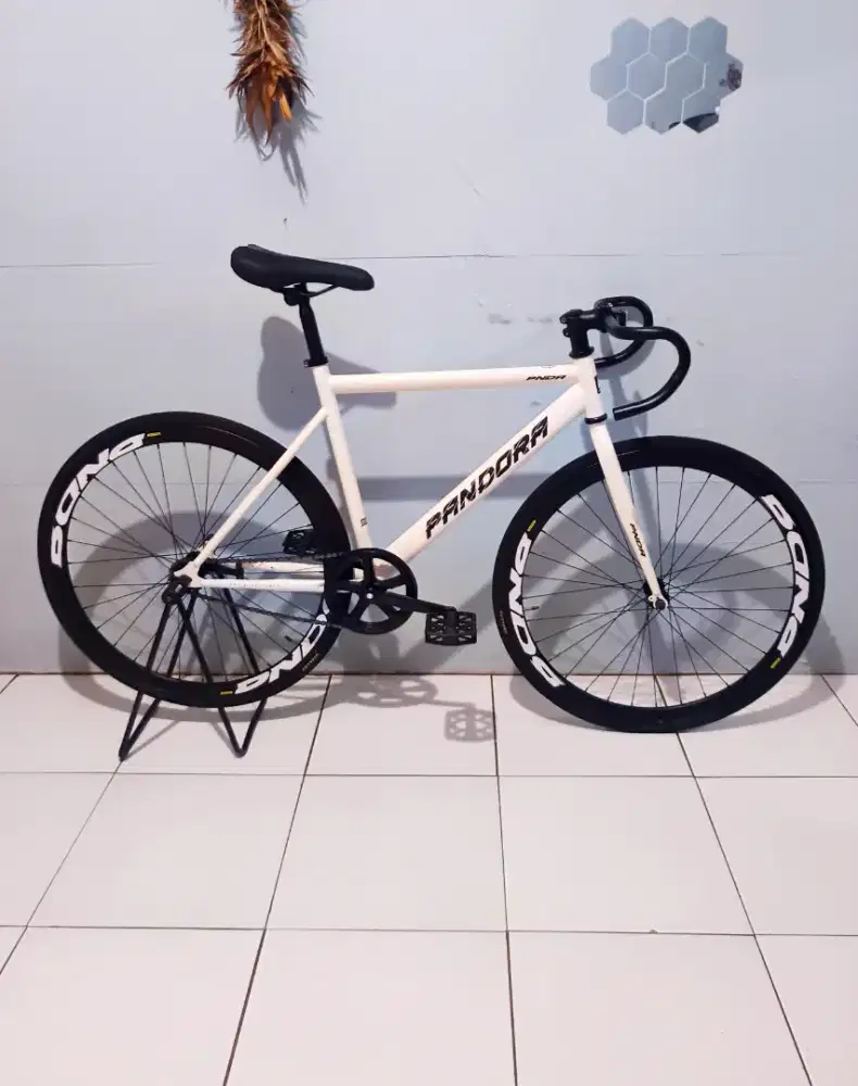 Sepeda Fixie Pandora Mulus Rasa Baru