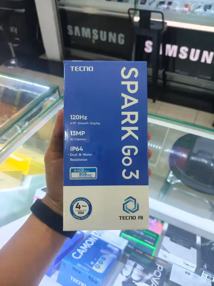Tecno Spark Go 3 4/64 Baru Garansi Resmi
