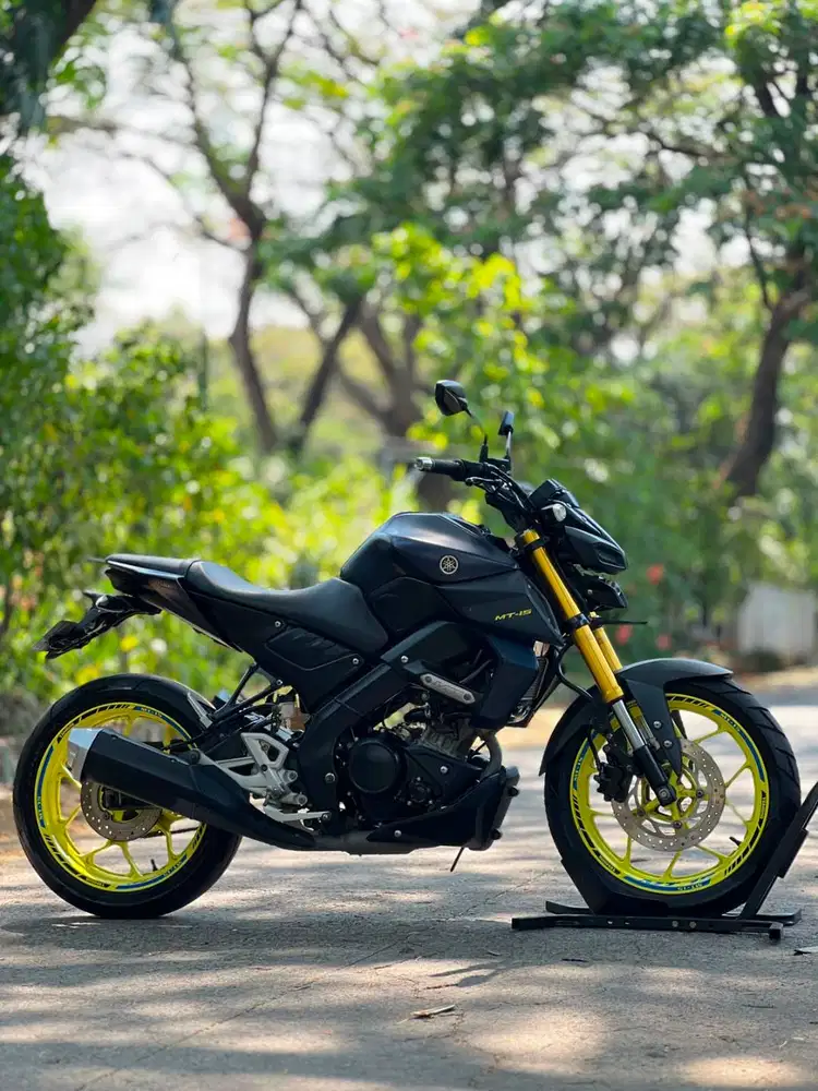 YAMAHA MT15 2019 BIRU KM LOW PAJAK PANJANG NO MINUS