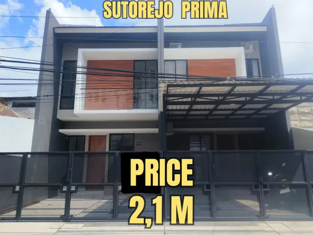 SISA 1 UNIT RUMAH SUTOREJO PRIMA SURABAYA TIMUR. DEKAT MERR, GALAXY MALL, ITS, UNAIR, UWK, MULYOSARI, BABATAN PANTAI, PAKUWON CITY, Dll
