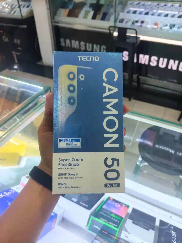 Tecno Camon 50 Pro 8/256 Baru Garansi Resmi