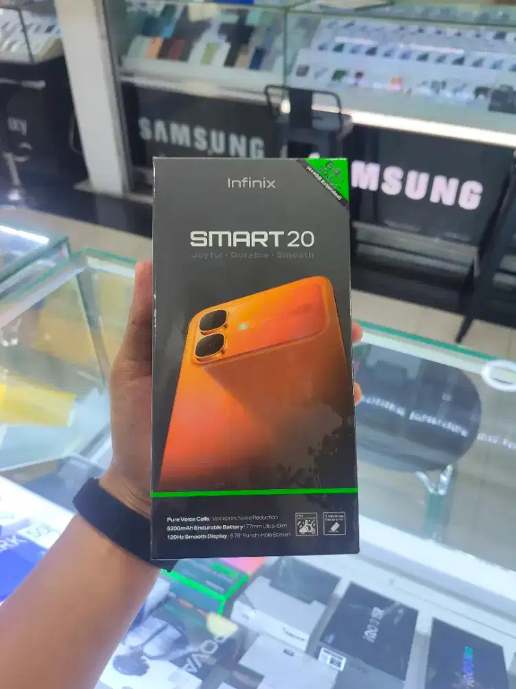 Infinix Smart 20 4/64 4/128 Baru Garansi Resmi