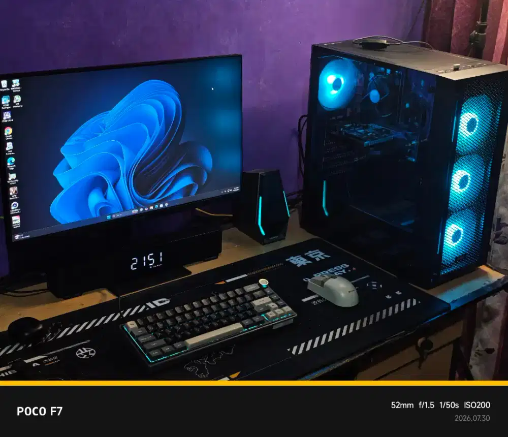 Pc gaming core i5 gen 10 + monitor 24 inch 144hz