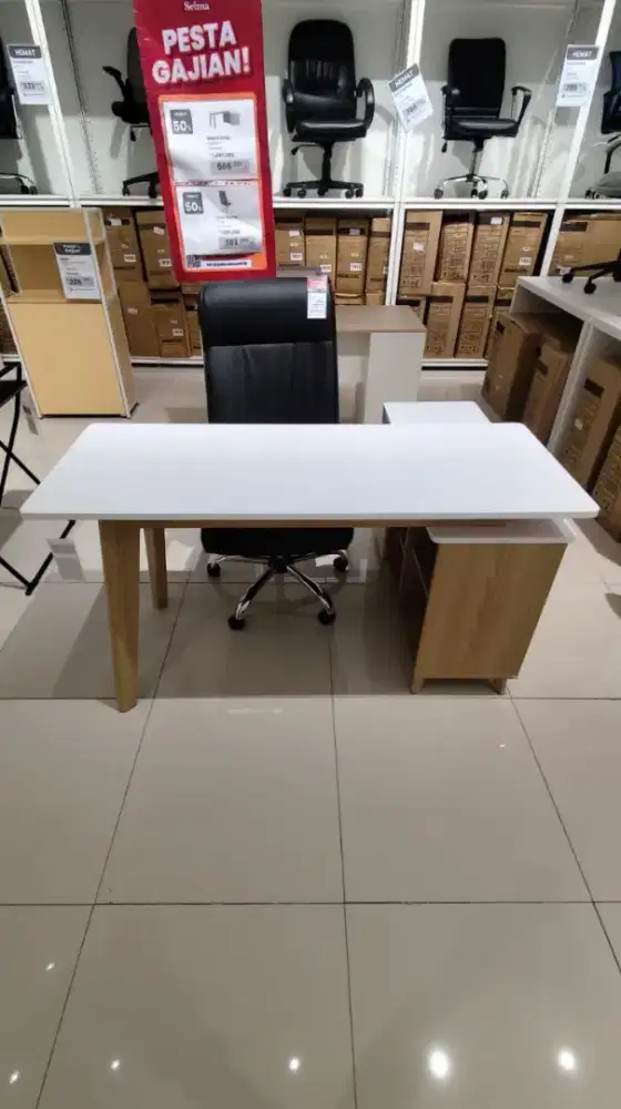 MEJA KANTOR TIPE L