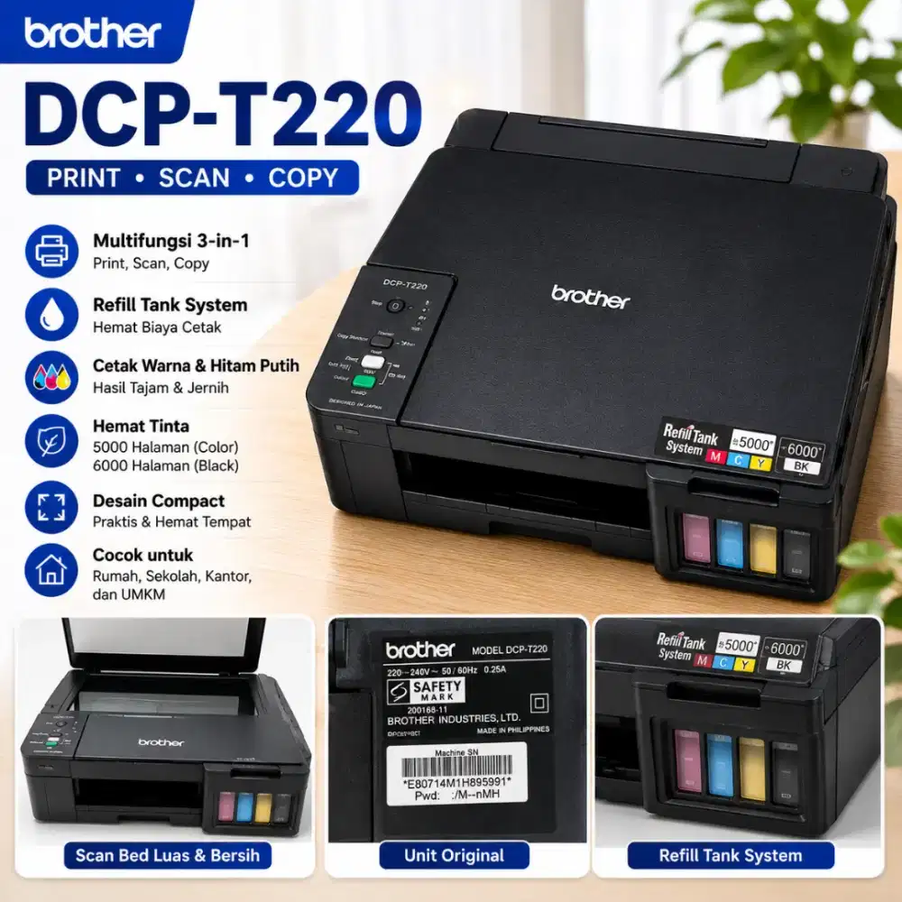 BROTHER DCP-T220 
PRINT • SCAN • COPY