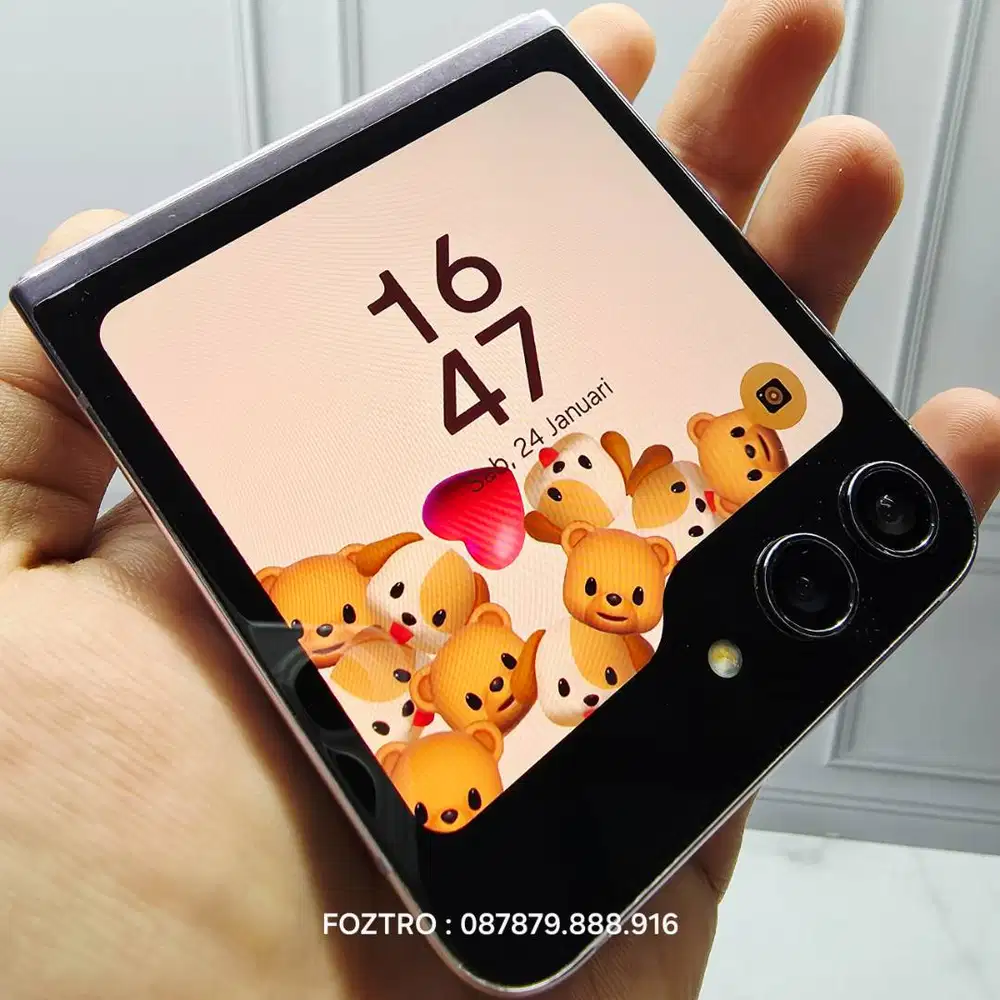 Samsung Galaxy Z Flip 5 8/256GB Lavender Resmi Fullset No Minus (B)