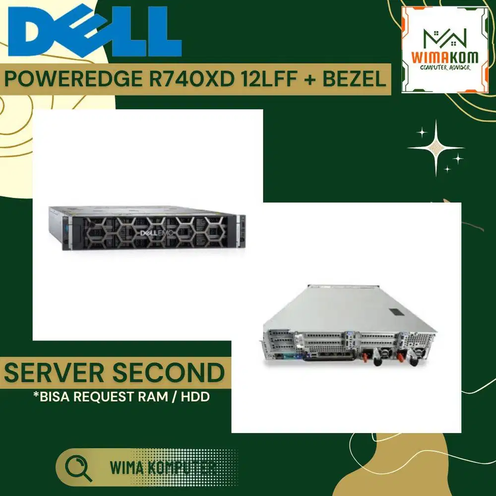 SERVER DELL R740XD 12 LFF 2x Xeon Gold 6138 80 CORE RAM 128GB HDD 4TB