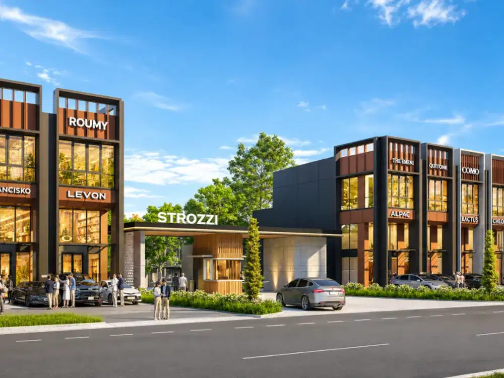 Strozzi Commercial Summarecon Serpong | Ruko Premium Strategis untuk Kantor, Retail, F&B & Investasi