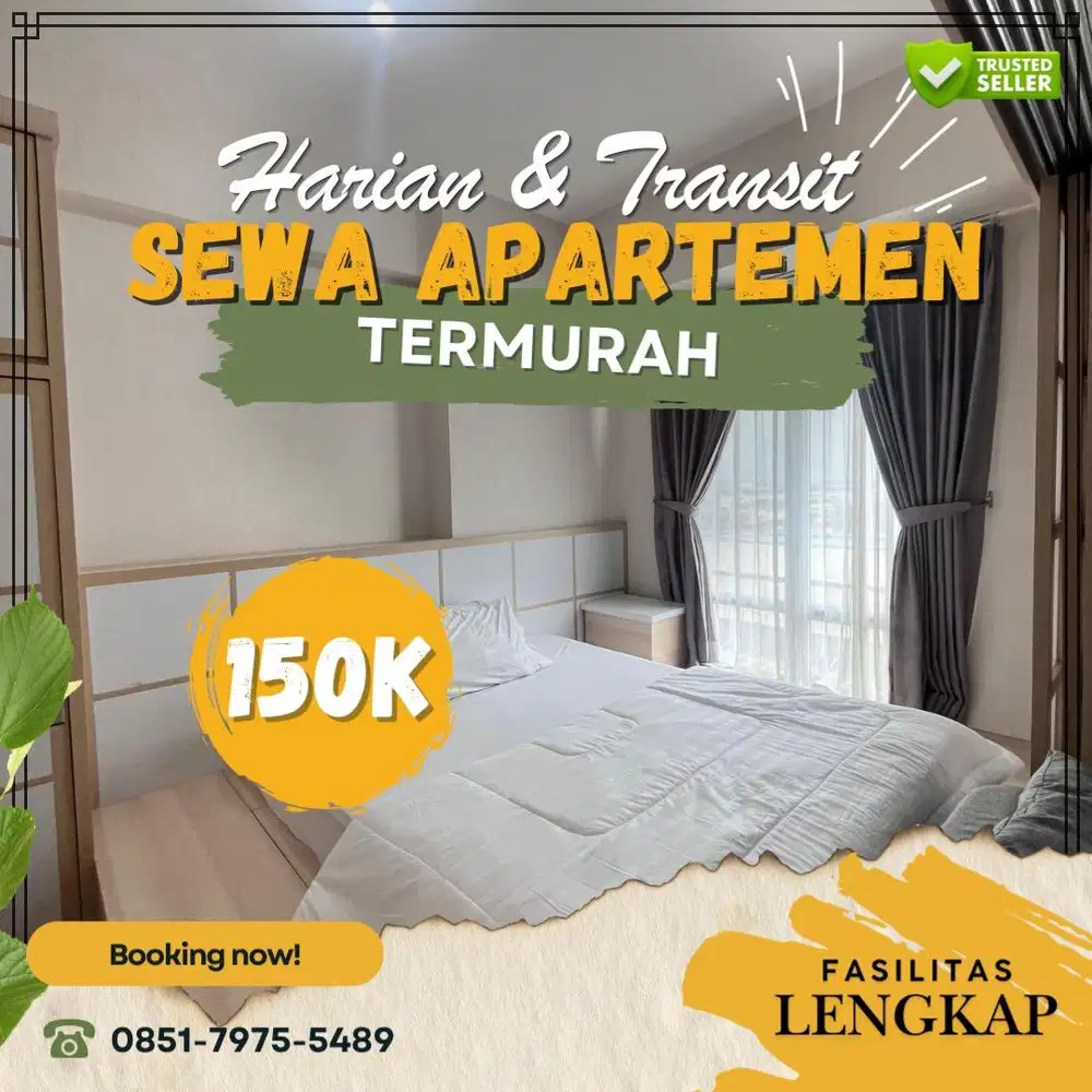 Sewa Apartemen Depok Transpark Cibubur Harian/Transit Termurah