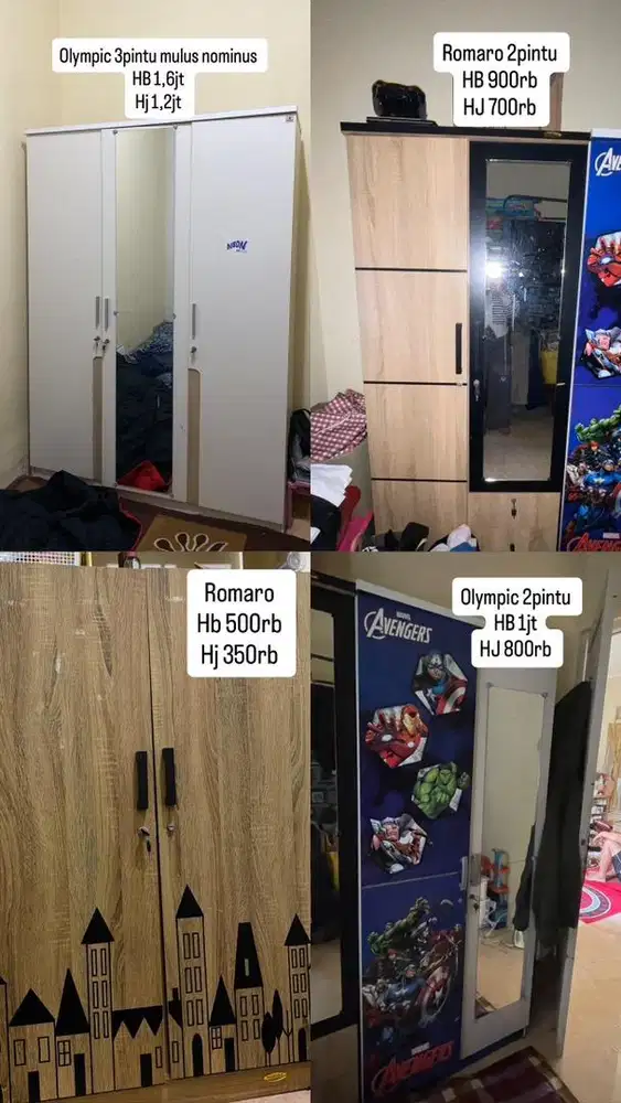 Lemari kasur dll